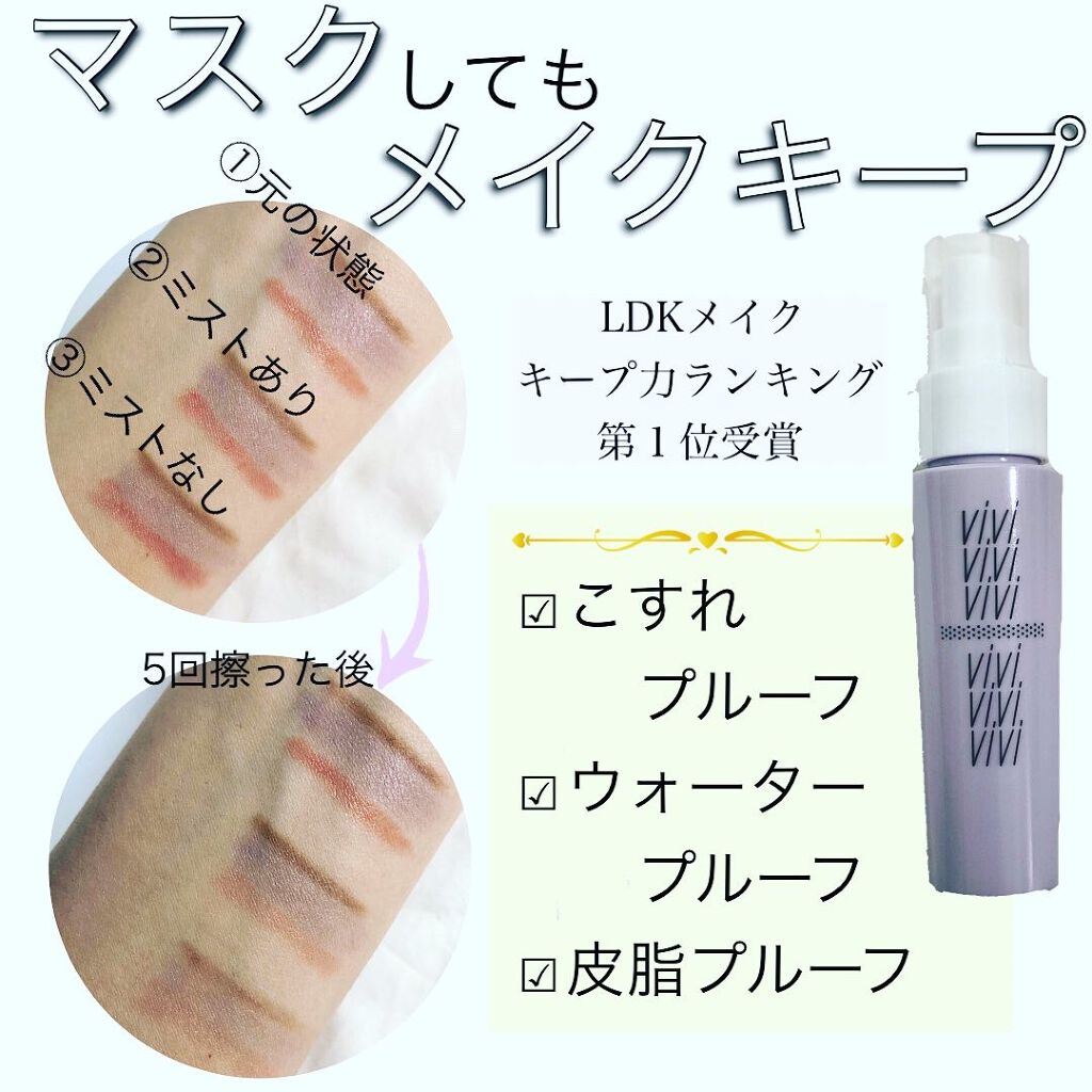 色持ちミスト/ヴィ・ヴィ/その他化粧小物を使ったクチコミ(4枚目)