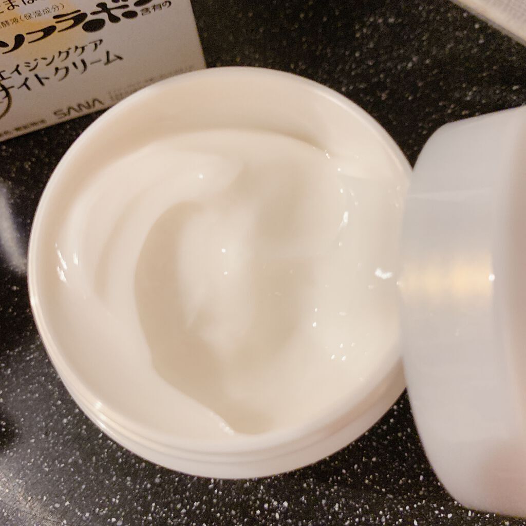 リンクルナイトクリーム/なめらか本舗/フェイスクリームを使ったクチコミ（3枚目）