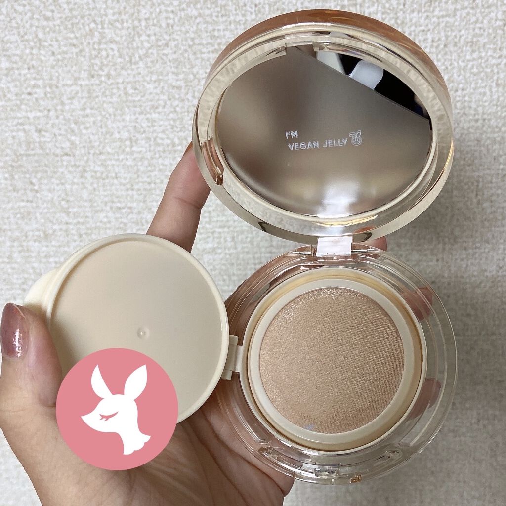 デュージェリーヴィーガンクッション 1.5CLEAR/AMUSE/クッションファンデーションを使ったクチコミ（1枚目）