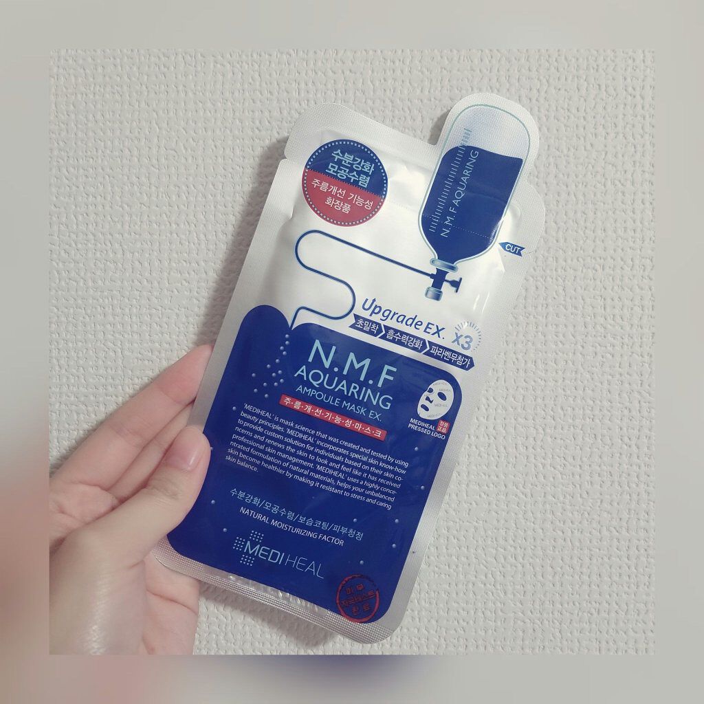 N.M.FアクアアンプルマスクJEX/MEDIHEAL/シートマスク・パックを使ったクチコミ（1枚目）