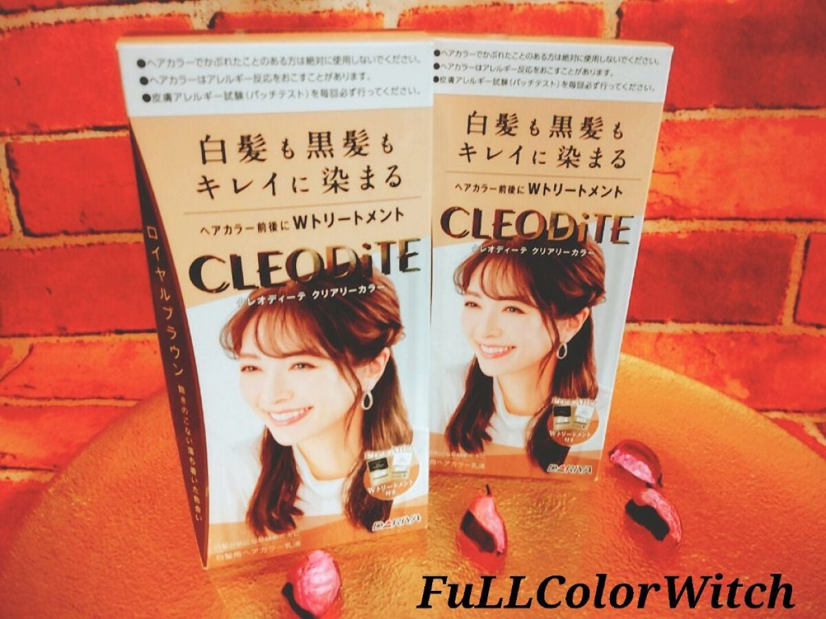 クリアリーカラー (白髪用) /クレオディーテ/ヘアカラーを使ったクチコミ(1枚目)