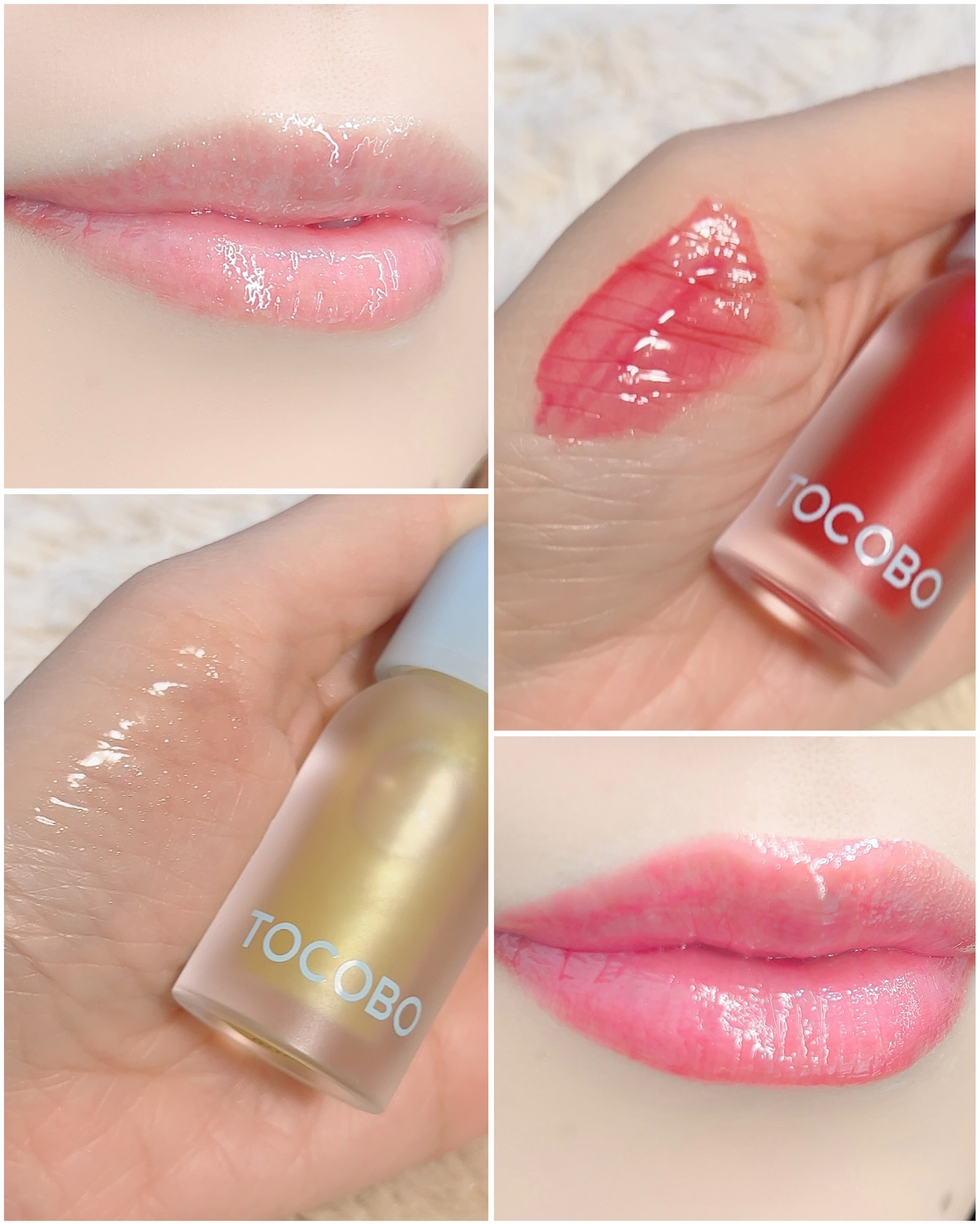 ジューシーベリープランピングリップオイル/TOCOBO/リップグロスを使ったクチコミ（3枚目）