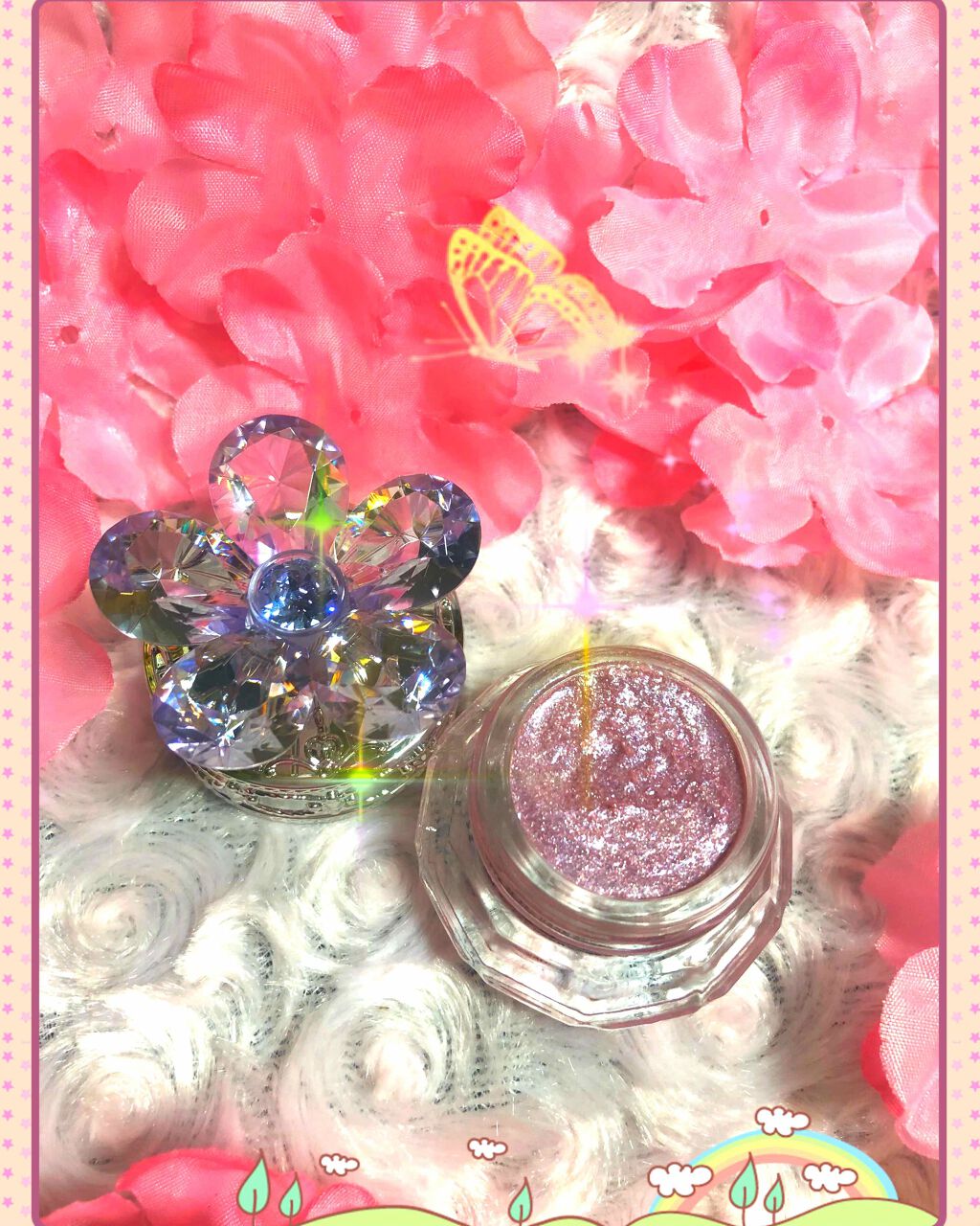 ジルスチュアート クリスタルブルーム ジェリービジュー 06 Will Miss You/JILL STUART/ジェル・クリームアイシャドウを使ったクチコミ（2枚目）