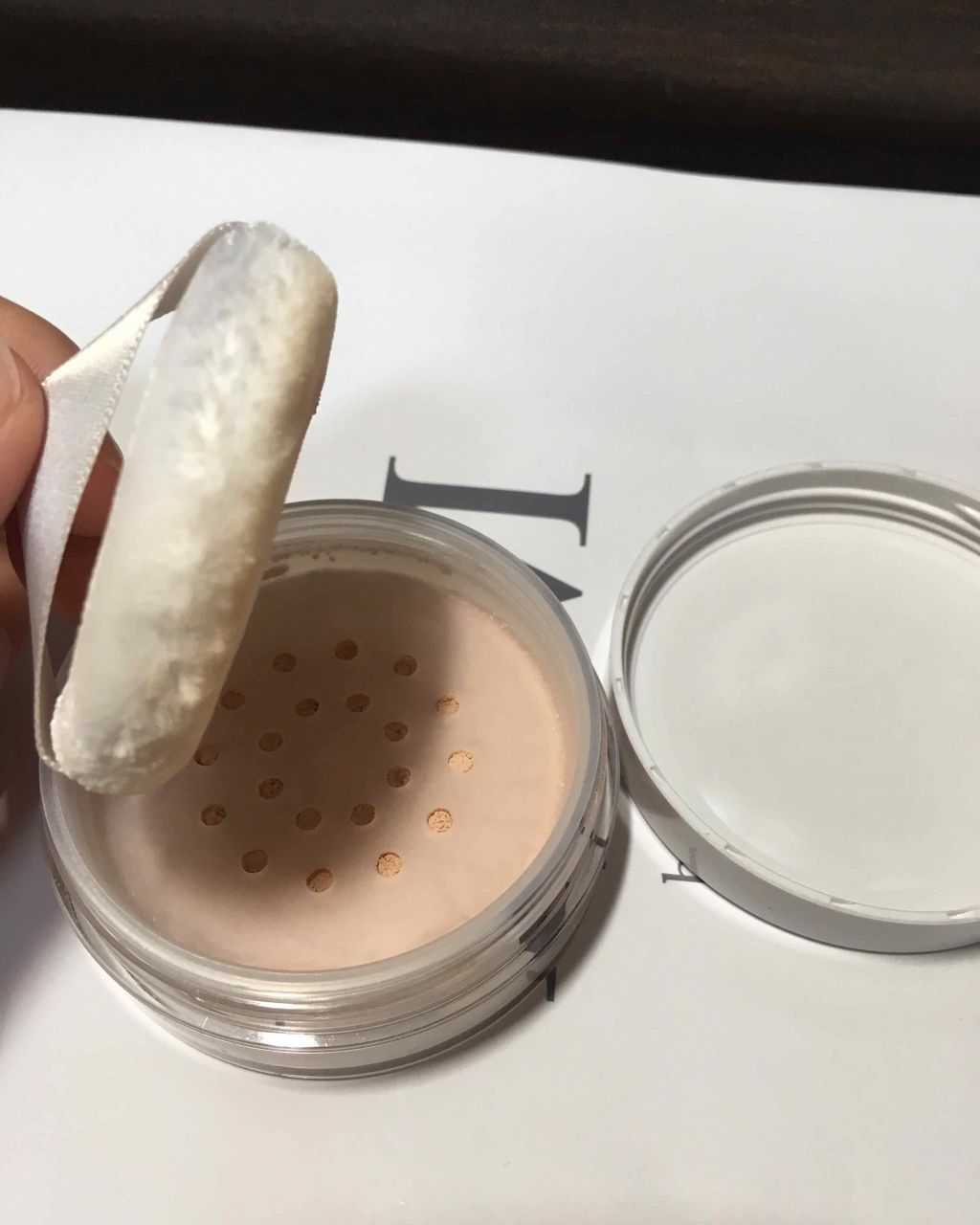 オーガニックフェイスパウダーUV パールピンク/アクア・アクア/ルースパウダーを使ったクチコミ（3枚目）