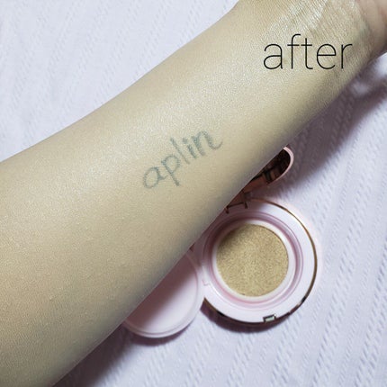 ピンクティーツリーカバークッション/APLIN/クッションファンデーションを使ったクチコミ(4枚目)