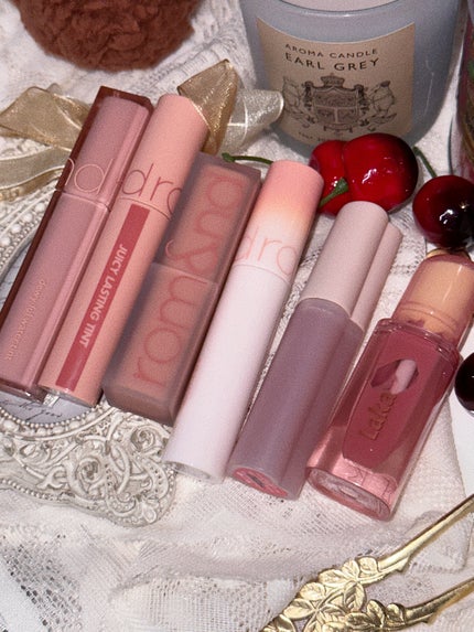 ジューシーラスティングティント/rom&nd/リップティントを使ったクチコミ(5枚目)