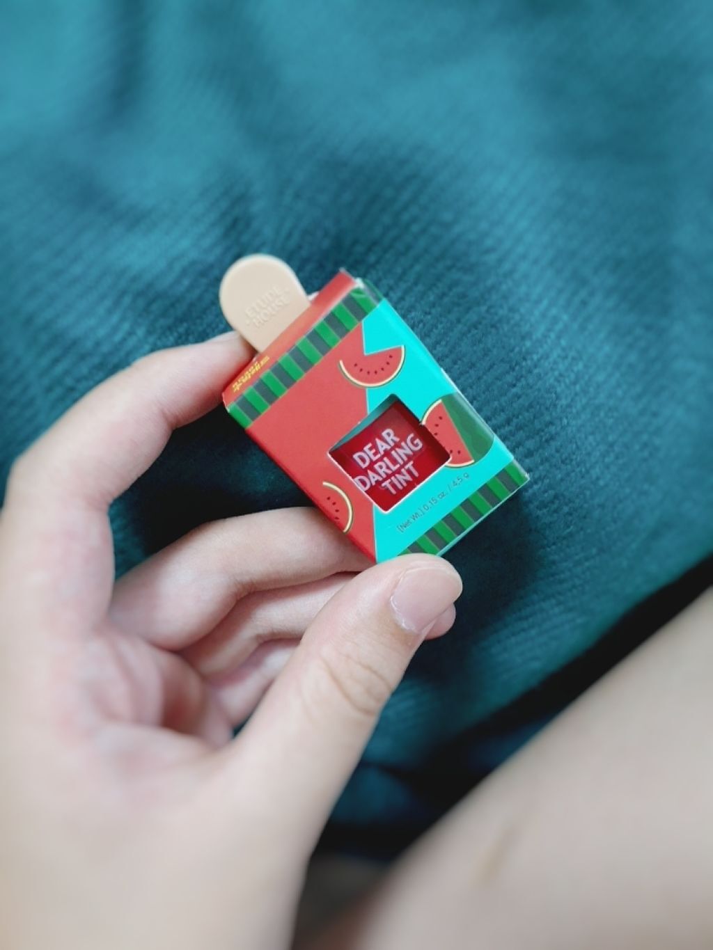 ディアダーリン ウォータージェルティント （アイスティント）/ETUDE/口紅を使ったクチコミ（1枚目）