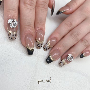 YUKA on LIPS 「.レオパードnail..#nail#nailist#ネイル#ネ..」（1枚目）