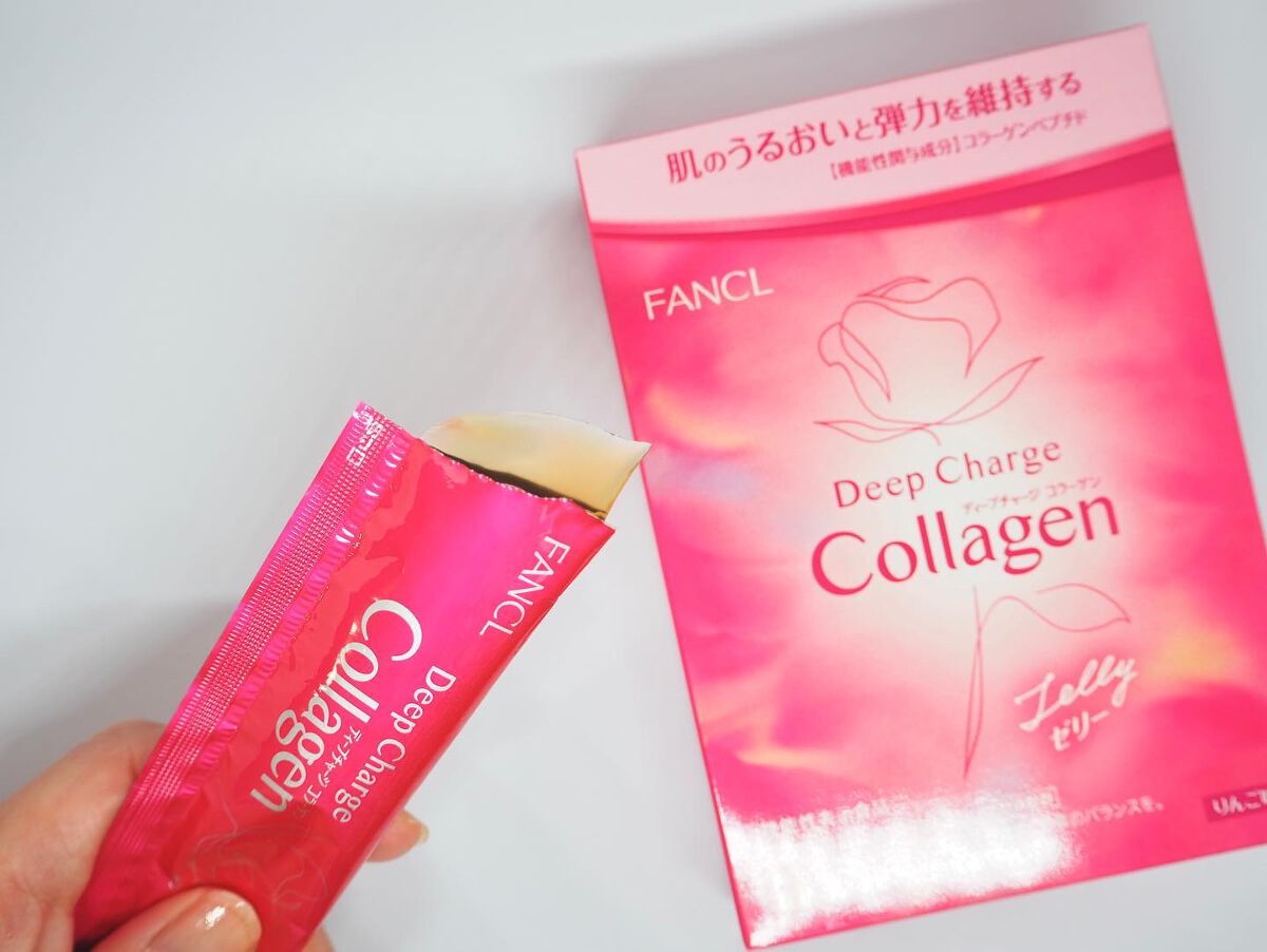 ディープチャージ  コラーゲン スティックゼリー/ファンケル/美容サプリメントを使ったクチコミ（3枚目）