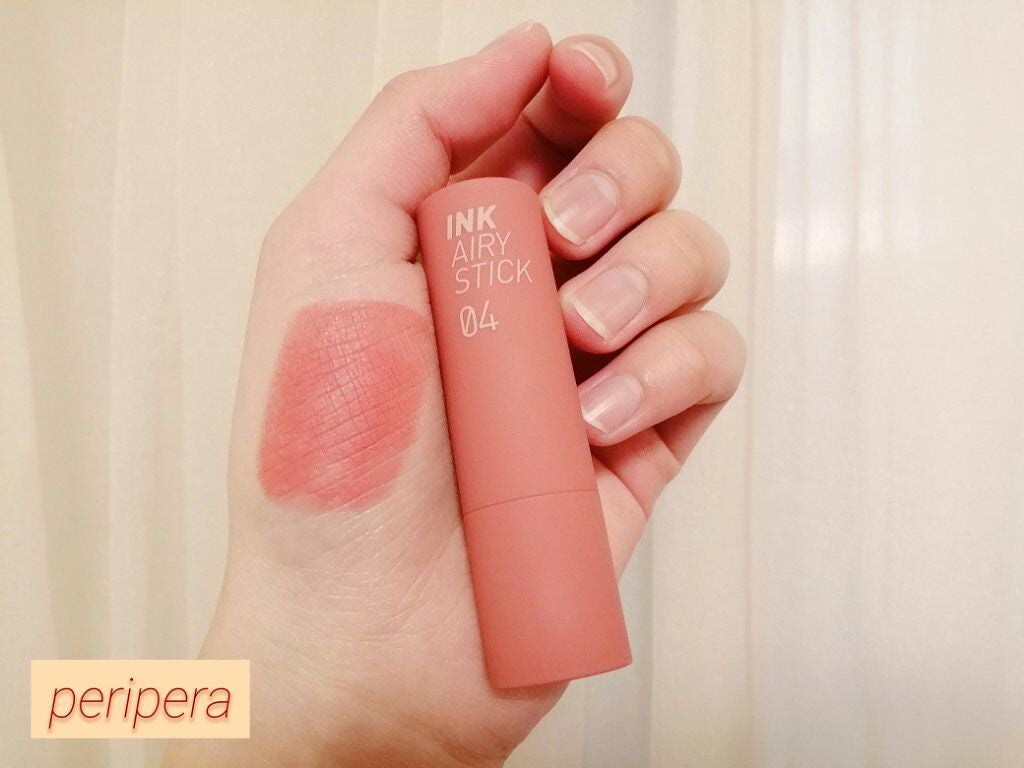 インク エアリー ベルベット スティック/PERIPERA/口紅を使ったクチコミ(1枚目)