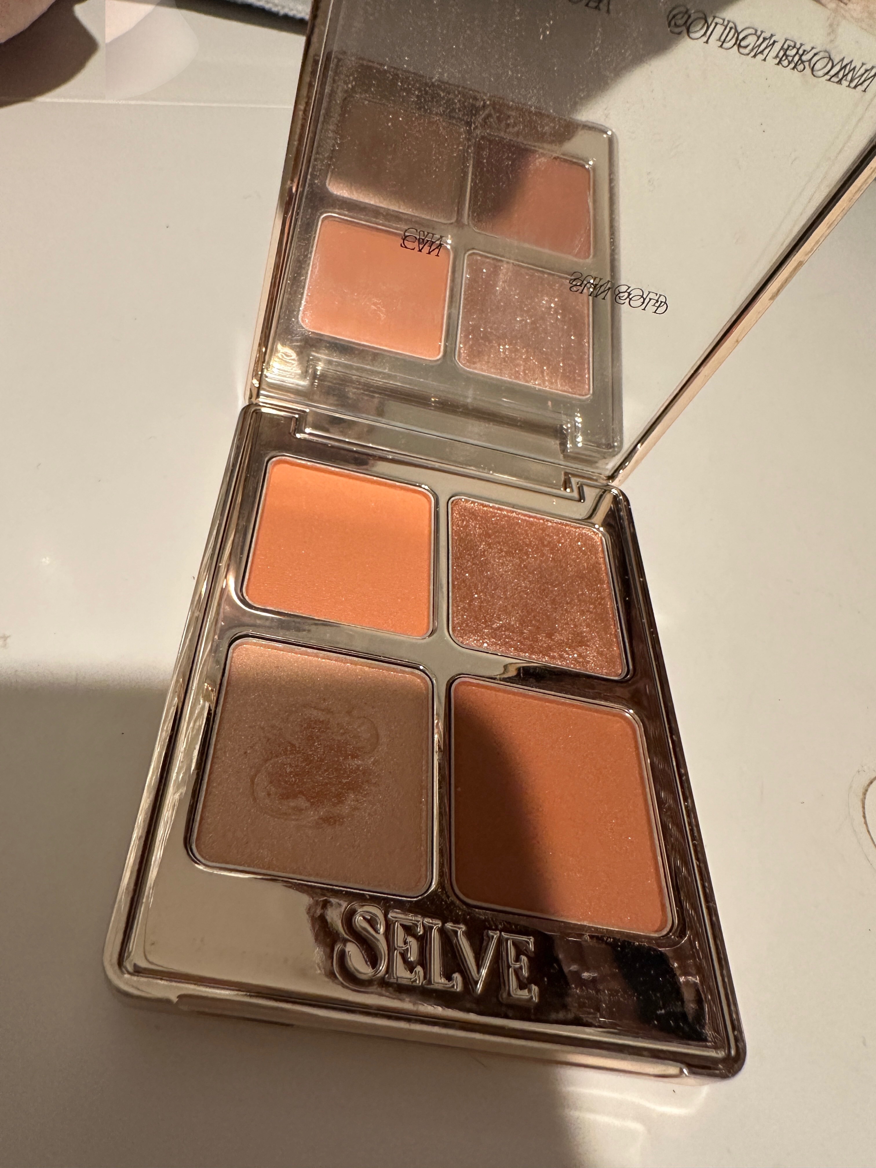 マイミューズパレット 02 アフターグロー/SELVE/アイシャドウパレットを使ったクチコミ（1枚目）