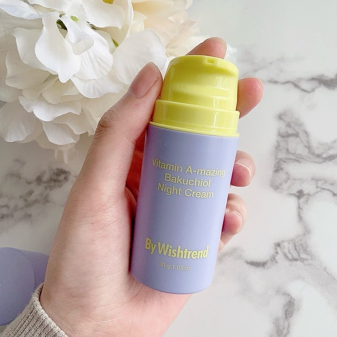 ビタミンA-mazingバクチオールナイトクリーム/By Wishtrend/フェイスクリームを使ったクチコミ（2枚目）
