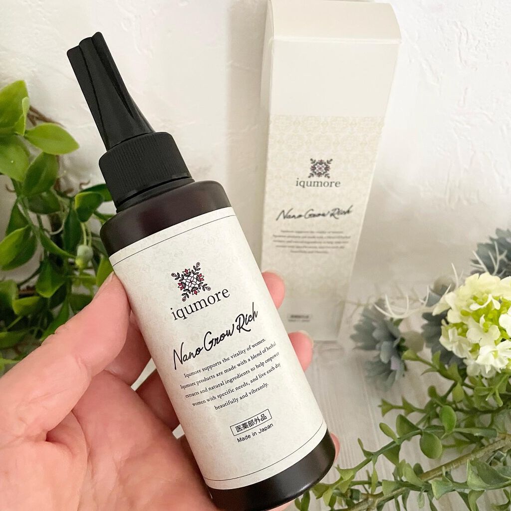 ナノグロウリッチ/iqumore/頭皮ローションを使ったクチコミ(2枚目)