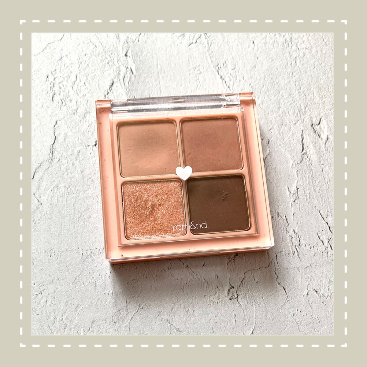 ベターザンアイズ/rom&nd/アイシャドウパレットを使ったクチコミ（1枚目）