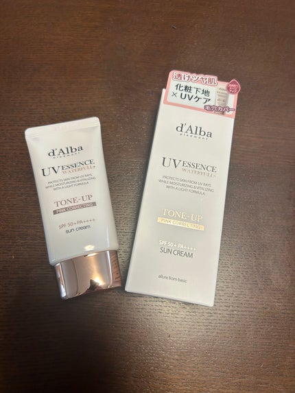 ウォータフルトーンアップサンクリーム/ダルバ/日焼け止めクリームを使ったクチコミ(1枚目)