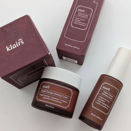 メープルエナジーインフュージングクリーム/Klairs/フェイスクリームを使ったクチコミ(1枚目)