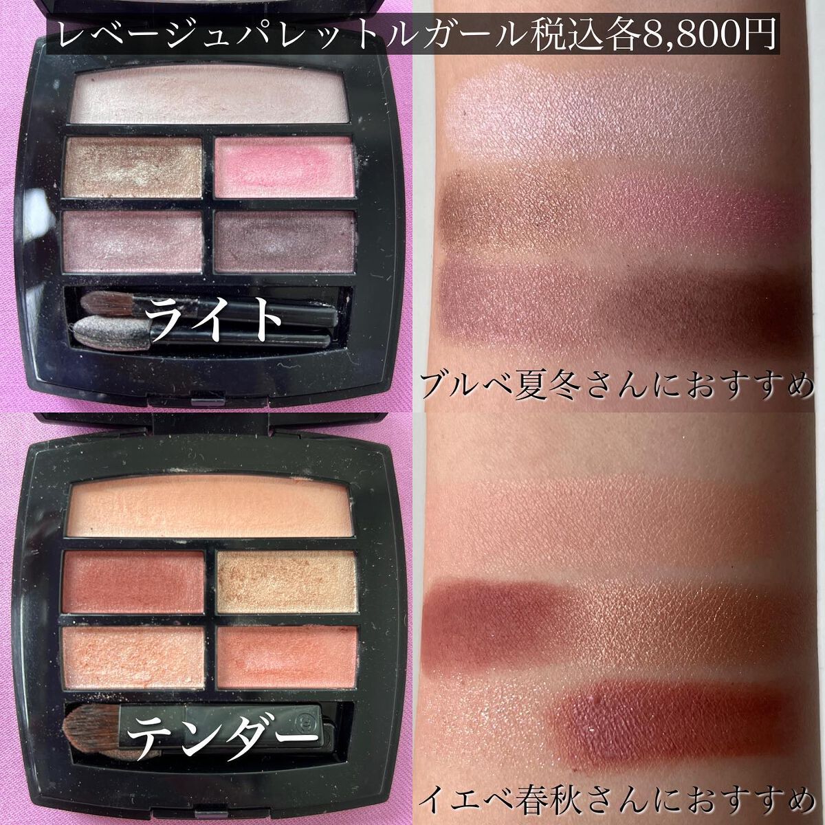 レ キャトル オンブル/CHANEL/アイシャドウパレットを使ったクチコミ(3枚目)