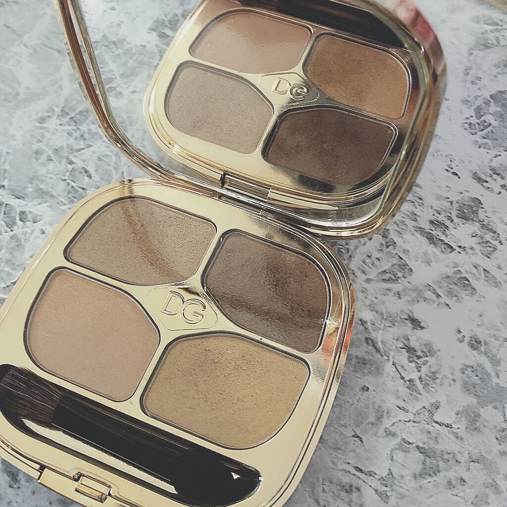 フェリンアイズ インテンスアイシャドウ クアッド/DOLCE&GABBANA BEAUTY/アイシャドウパレットを使ったクチコミ（2枚目）