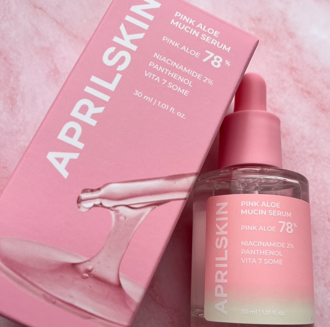 ピンクアロエムチンセラム/APRILSKIN/美容液を使ったクチコミ(5枚目)