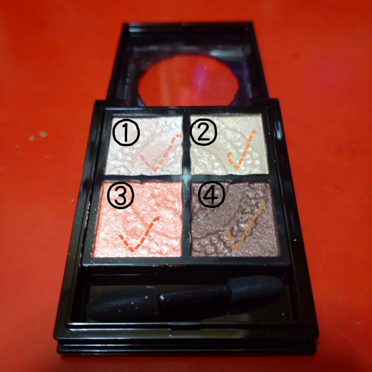 グロッシーリッチ アイズ/Visée/アイシャドウパレットを使ったクチコミ（2枚目）