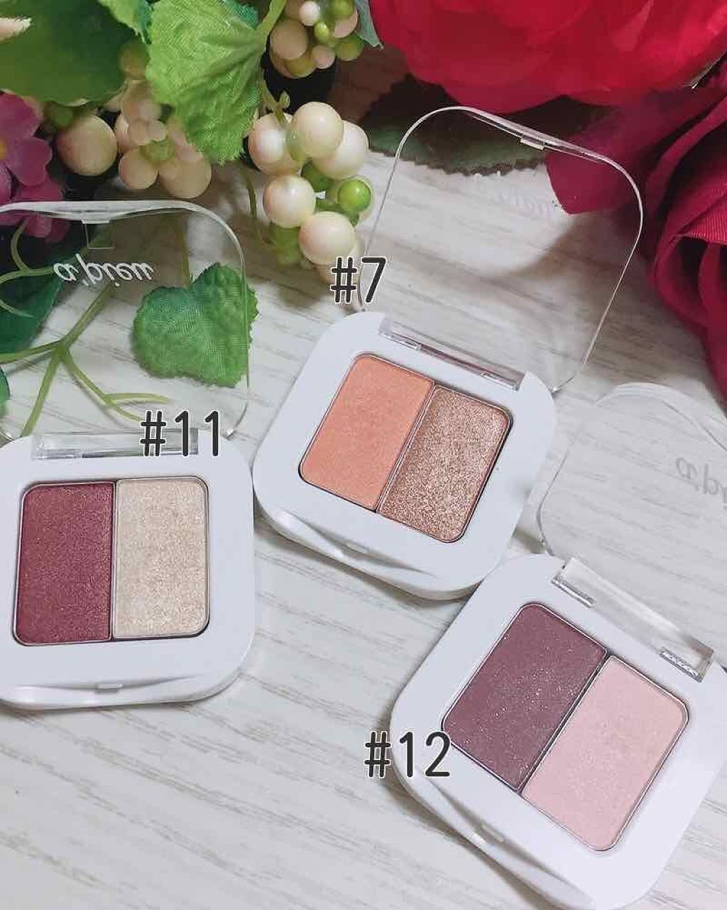 A’pieu ミネラルモノシャドウ(デュアル)のクチコミ「オピュ
ミネラルモノシャドウ(デュアル)
#7   セルフィーコーラル
#11  ラヴイズオー.....」（2枚目）