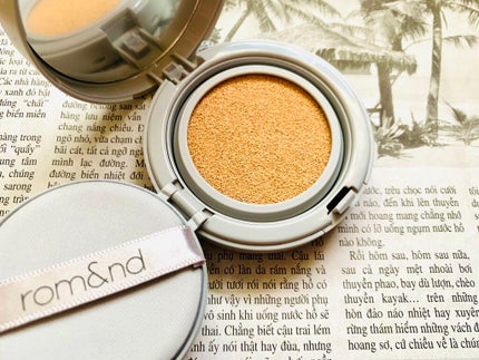 ゼロクッション/rom&nd/クッションファンデーションを使ったクチコミ(2枚目)