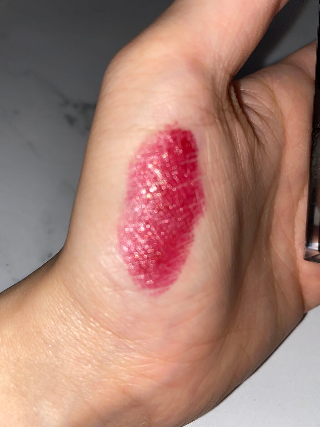 ルージュ アンリミテッド ディスコ グリッツ/shu uemura/口紅を使ったクチコミ(7枚目)