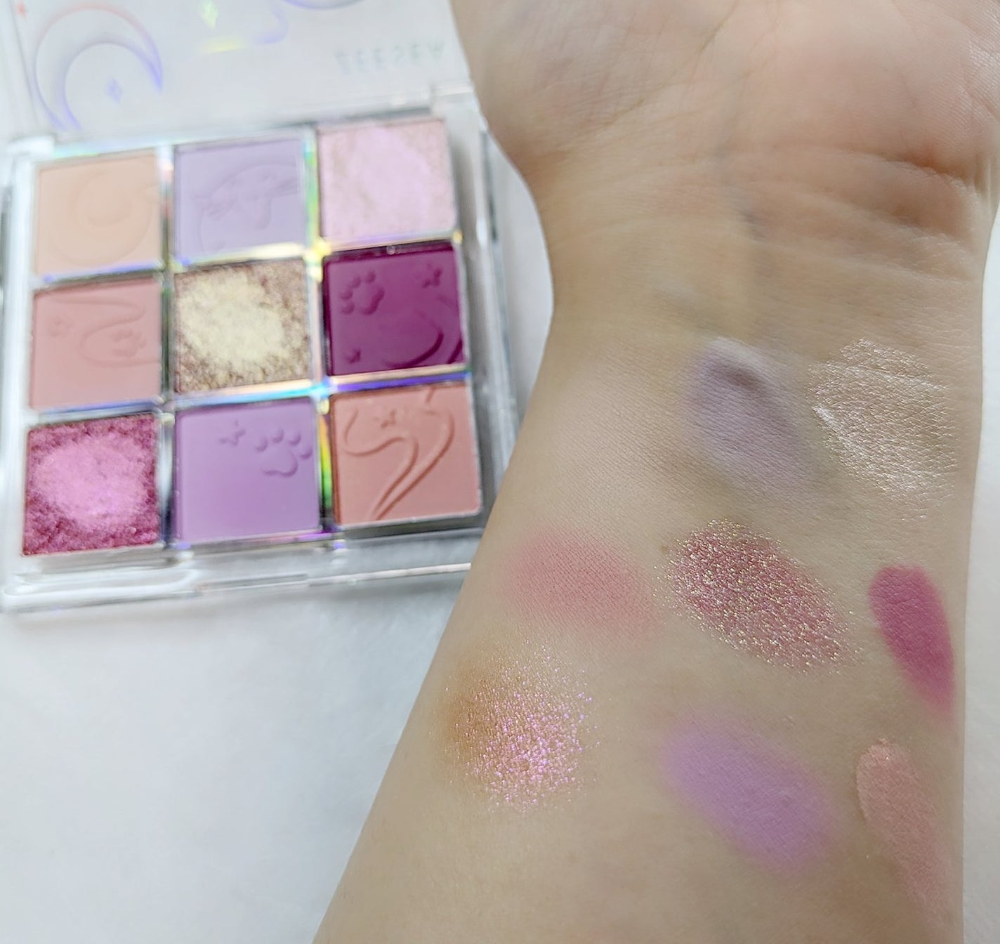 クォーツ 9色アイシャドウパレット(ドリームランドアイシャドウ)/ZEESEA/アイシャドウパレットを使ったクチコミ(3枚目)
