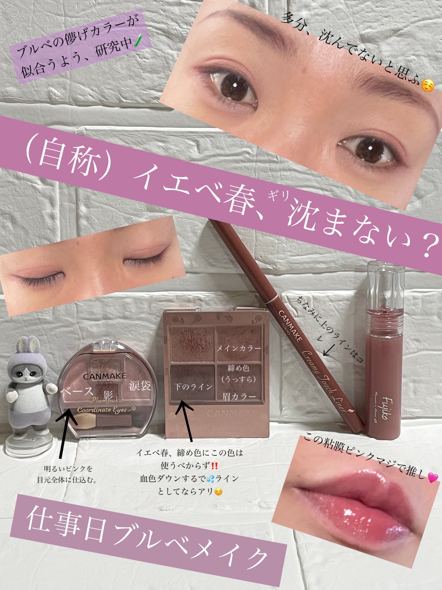 クリーミータッチライナー/キャンメイク/ジェルアイライナーを使ったクチコミ(1枚目)