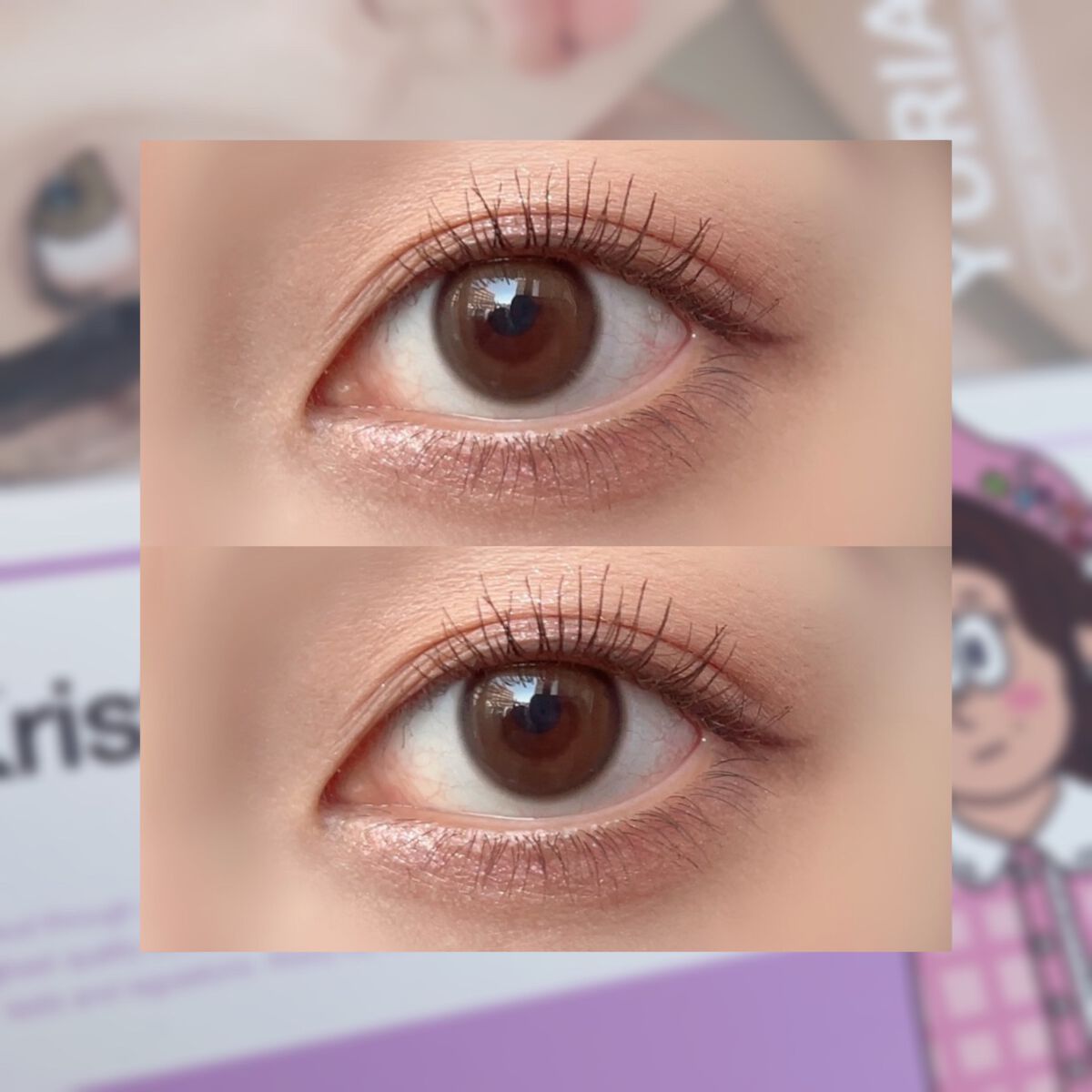 YURIAL Monthly/i-DOL/カラーコンタクトレンズを使ったクチコミ（3枚目）