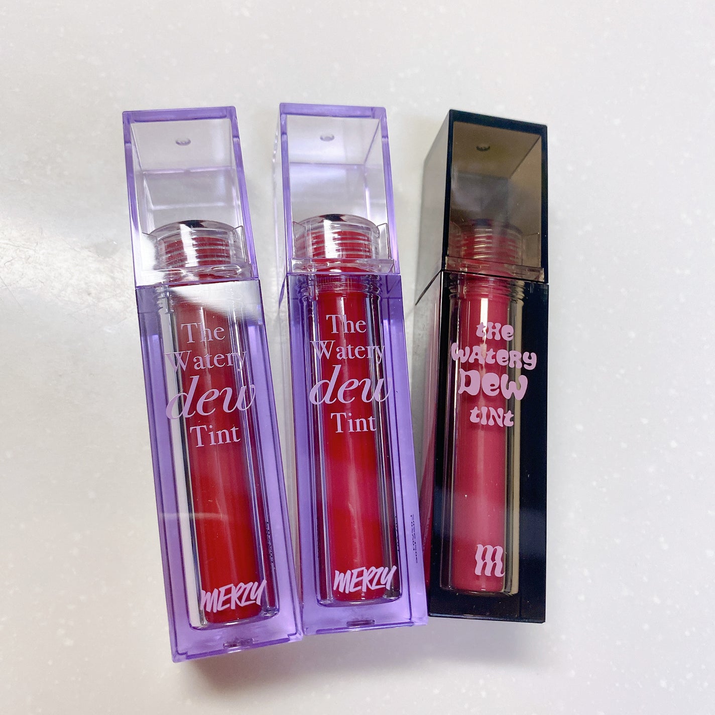 ザ ウォータリーデューティント/MERZY/リップティントを使ったクチコミ(1枚目)