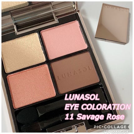 アイカラーレーション/LUNASOL/アイシャドウパレットを使ったクチコミ(1枚目)