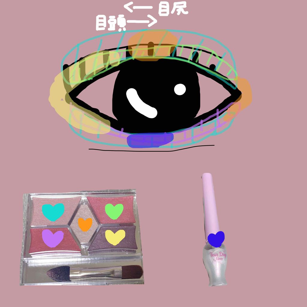 ティアー アイライナー/ETUDE/リキッドアイライナーを使ったクチコミ（3枚目）