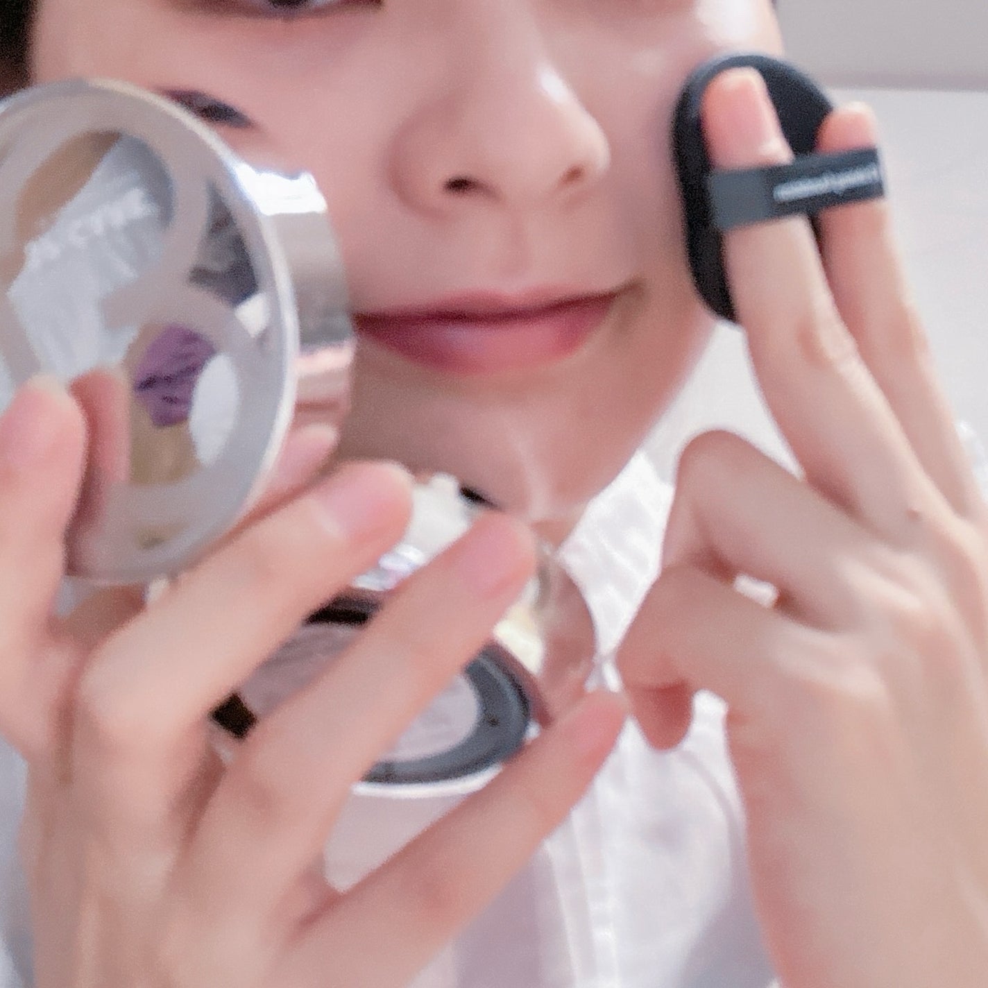 V3シャイニングファンデーション/SPICARE/クッションファンデーションを使ったクチコミ(2枚目)