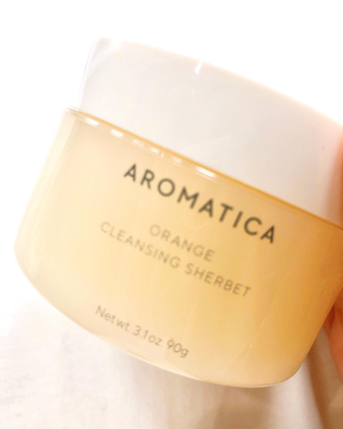 オレンジクレンジングシャーベット/AROMATICA/クレンジングバームを使ったクチコミ(6枚目)