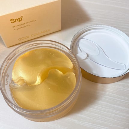 ゴールドコラーゲンパーフェクションアイパッチ/SNP/シートマスク・パックを使ったクチコミ(2枚目)