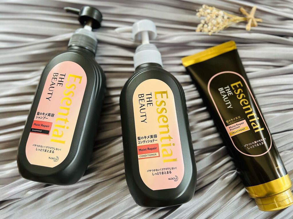 THE BEAUTY 髪のキメ美容プレミアムトリートメント＜モイストリペアプレミアム＞/エッセンシャル/洗い流すヘアトリートメントを使ったクチコミ（1枚目）