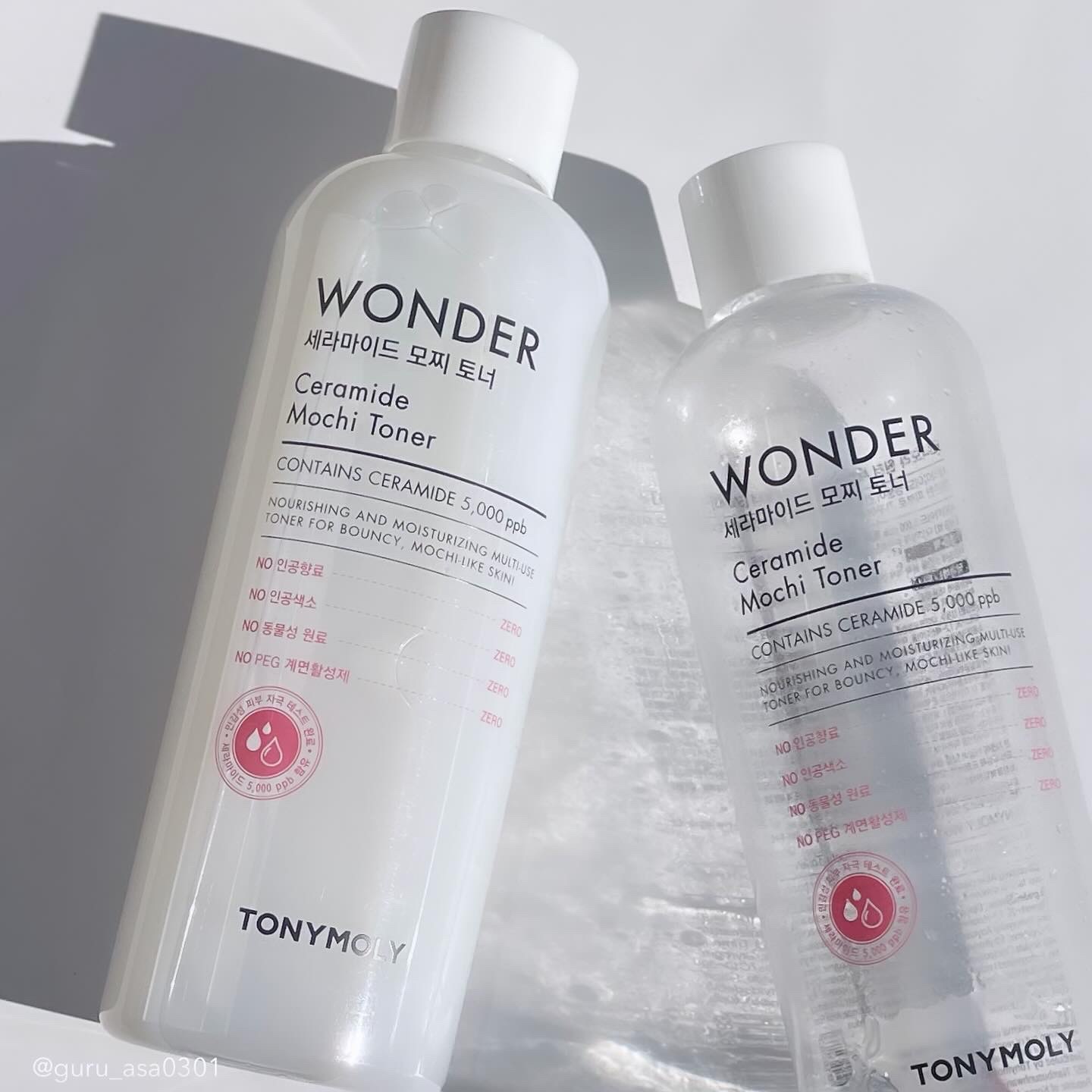 Wonder Ceramide Mochi Toner（トニーモリーワンダーCモチトナー）/TONYMOLY/化粧水を使ったクチコミ（2枚目）