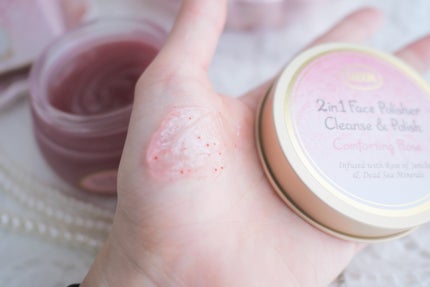 フェイスポリッシャー コンフォーティング・ローズ/SABON/スクラブ・ゴマージュを使ったクチコミ(4枚目)