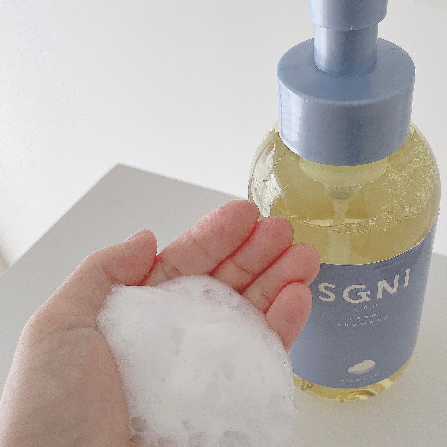 スムース泡シャンプー〈ホワイトティーの香り〉/SGNI/市販シャンプーを使ったクチコミ（2枚目）