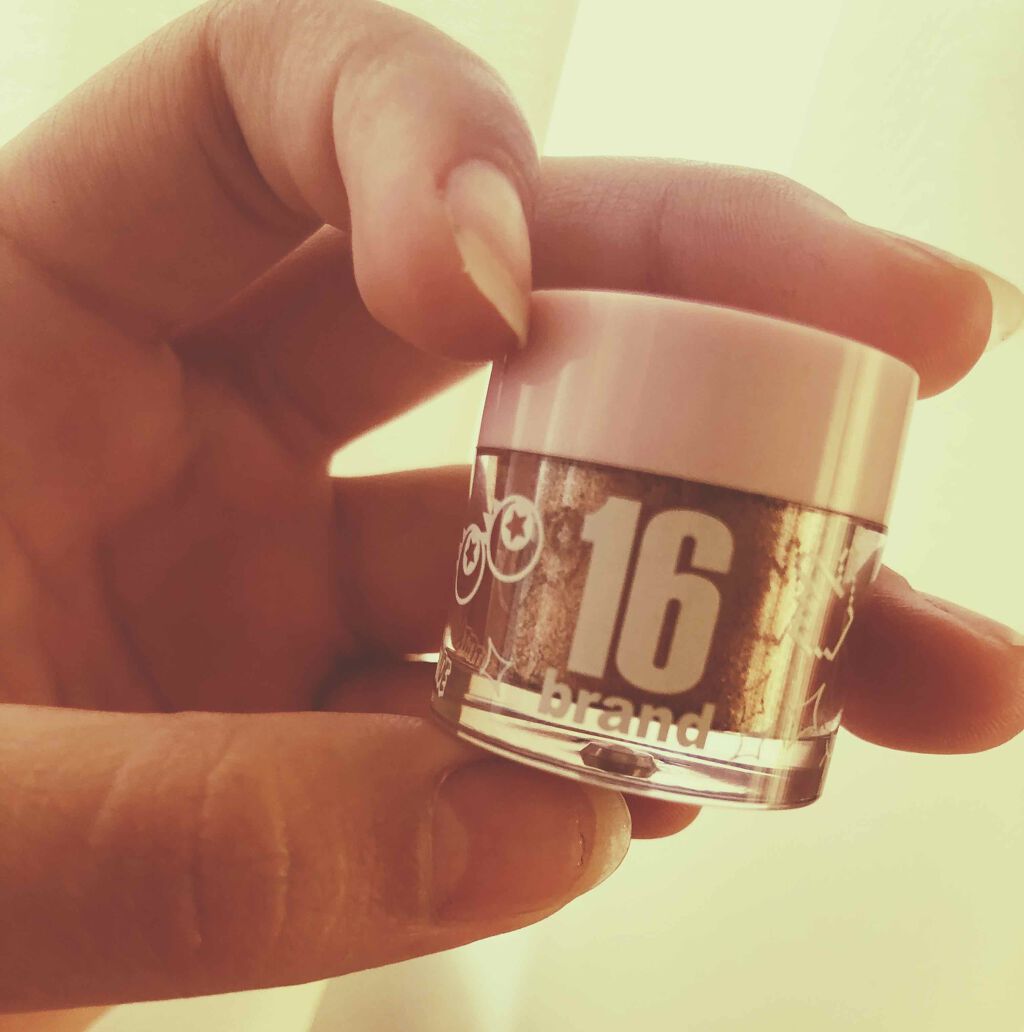 16CANDY ROCK PEAEL POWDER/16BRAND/単色アイシャドウを使ったクチコミ（1枚目）