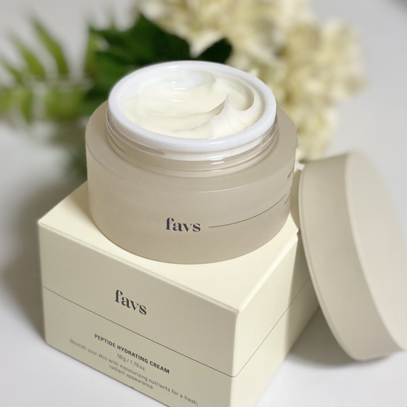 ペプチドハイドレーティングクリーム/favs/フェイスクリームを使ったクチコミ（1枚目）