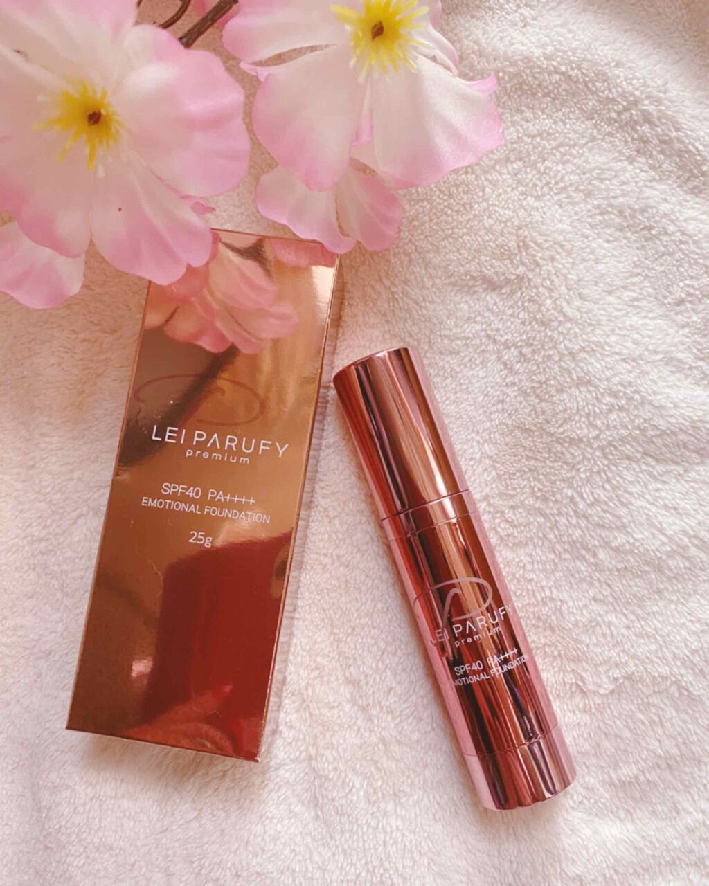 プレミアムエモーショナルファンデーション/LEI PARUFY/リキッドファンデーションを使ったクチコミ(1枚目)