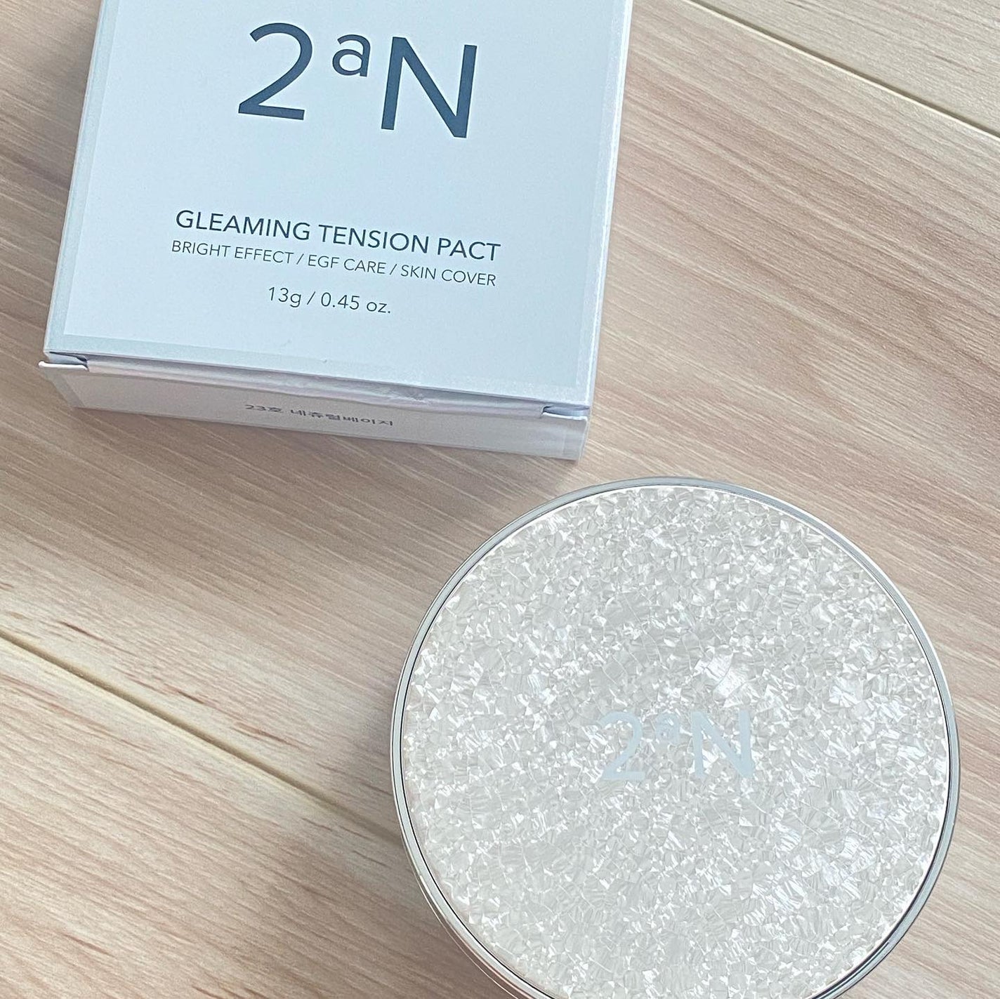 グリーミングテンションパクト/2aN/クリーム・エマルジョンファンデーションを使ったクチコミ(2枚目)