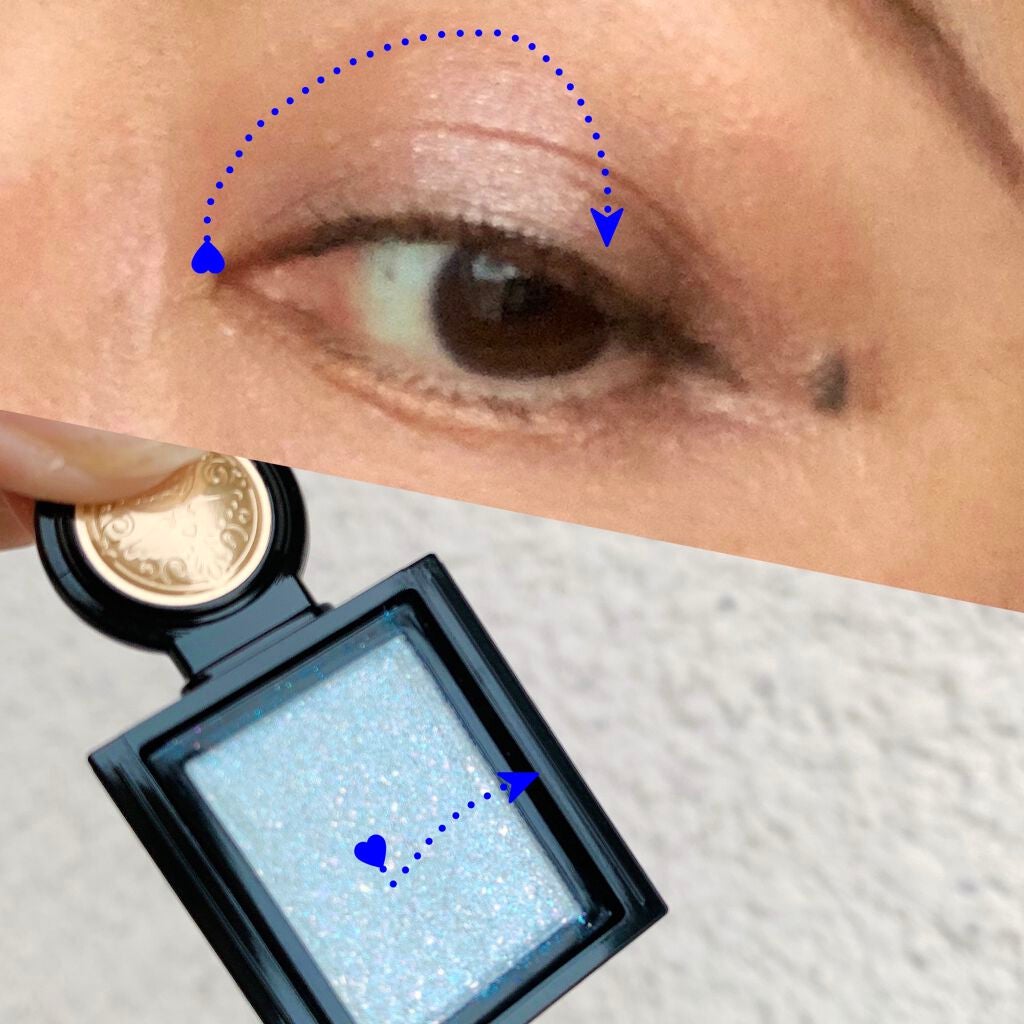 シャドーカスタマイズ (フローティング)/MAJOLICA MAJORCA/単色アイシャドウを使ったクチコミ(4枚目)