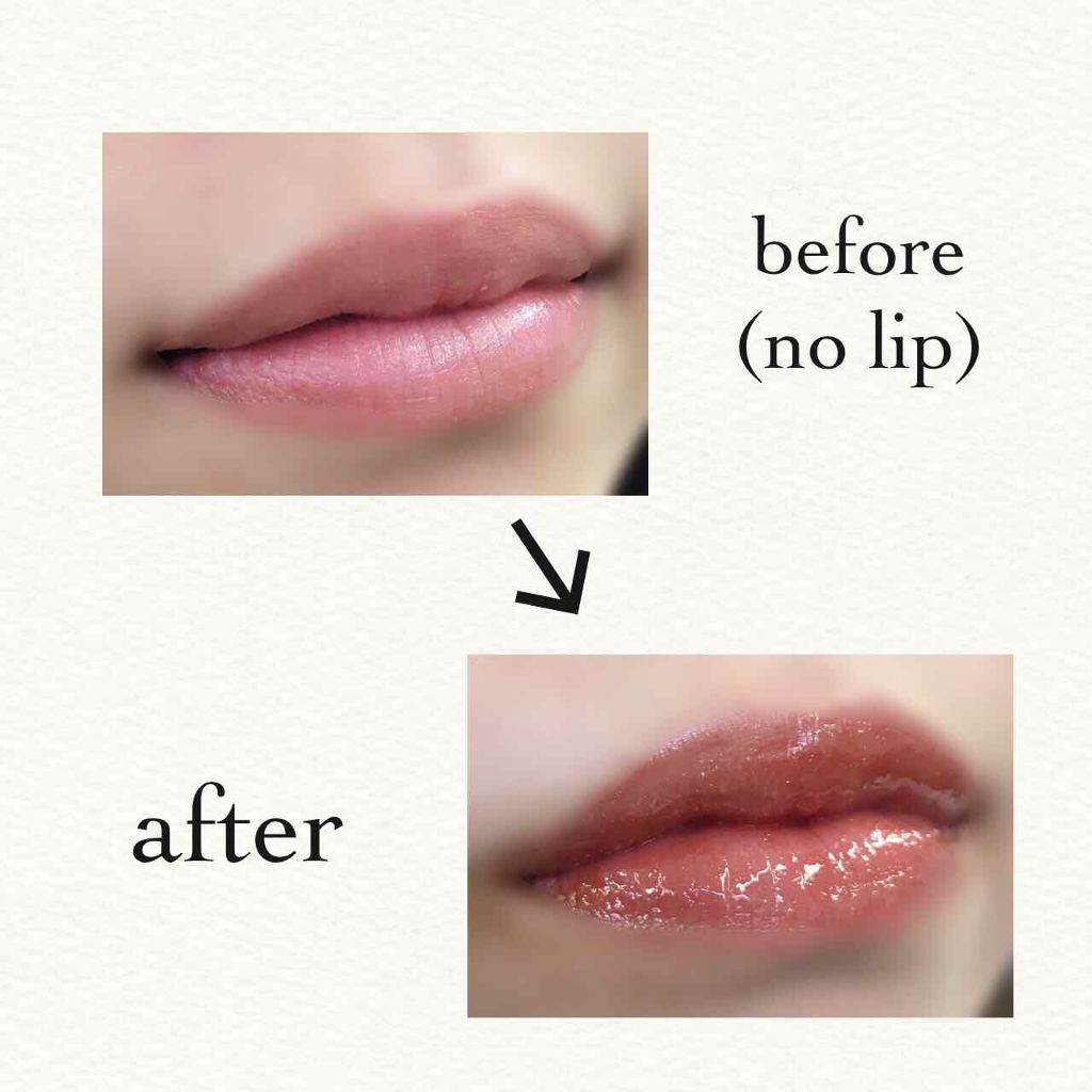 ミネラルカラーセラム 07 ショコラ/ONLY MINERALS/リップグロスを使ったクチコミ（2枚目）