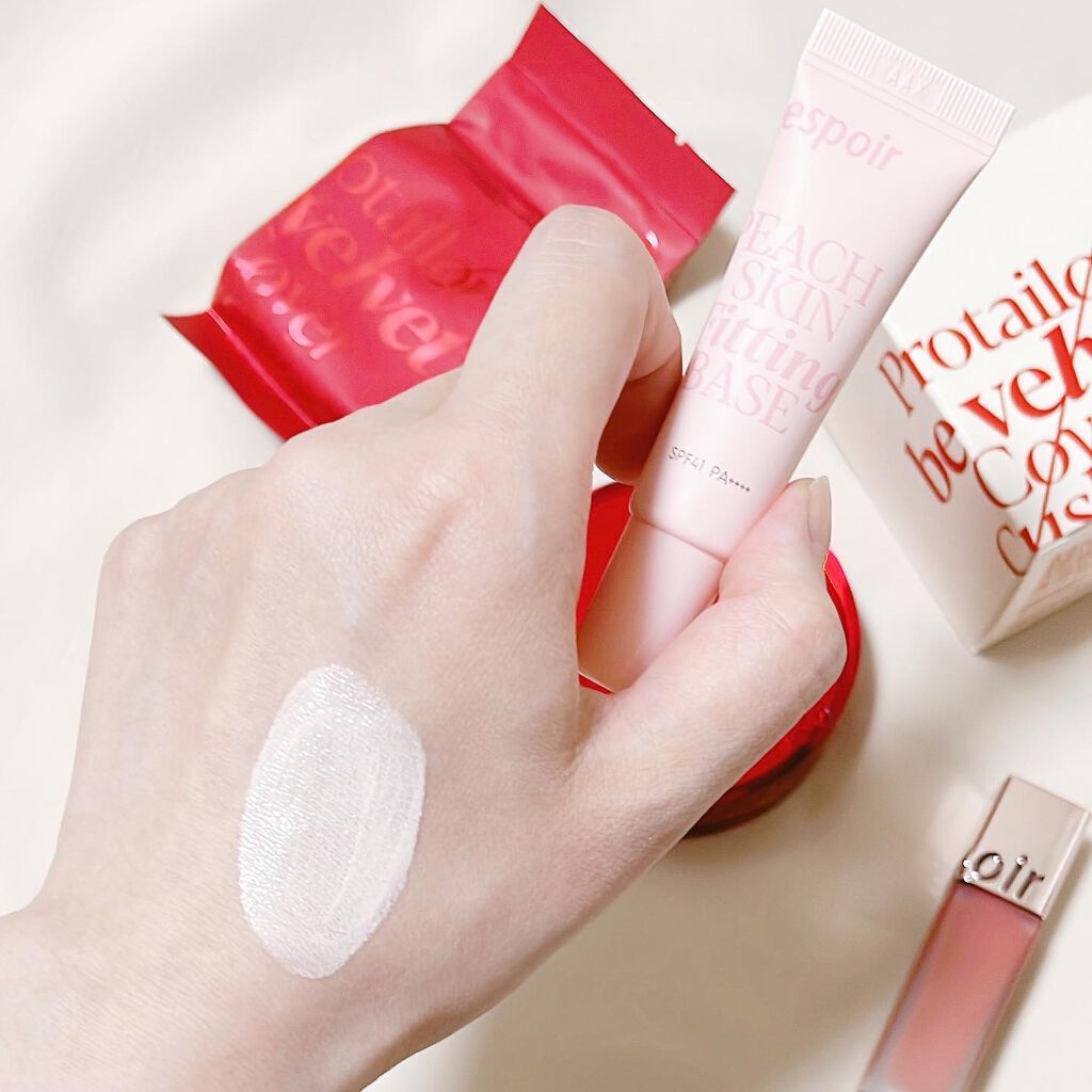 ピーチスキンフィッティングベース/espoir/化粧下地を使ったクチコミ(2枚目)