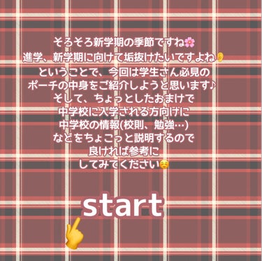 &honey サクラ マトメイクスティック4.0のクチコミ「【🏫学生さん必見‼️】新学期垢抜けポーチの中身🫣&中学校について🏫

そろそろ新学期の季節です.....」（2枚目）