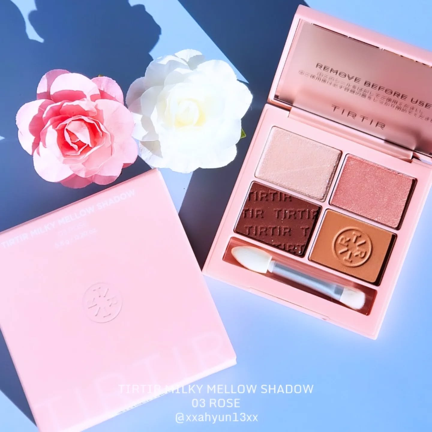 ミルキー メロウ シャドウ 03 ローズ/TIRTIR(ティルティル)/アイシャドウパレットを使ったクチコミ（1枚目）