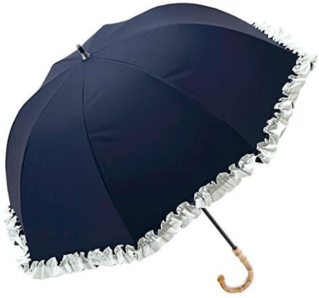 100%完全遮光 日傘 Rose Blanc